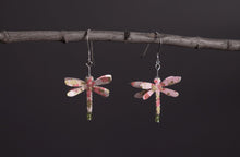 Load image into Gallery viewer, 1A-05(Handmade Washi dragonfly earrings)
