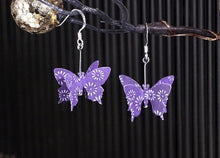 Load image into Gallery viewer, 3B-94 (Handmade Washi butterfly earring)
