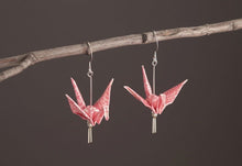 Load image into Gallery viewer, CRNN-50  (Origami paper crane earring)
